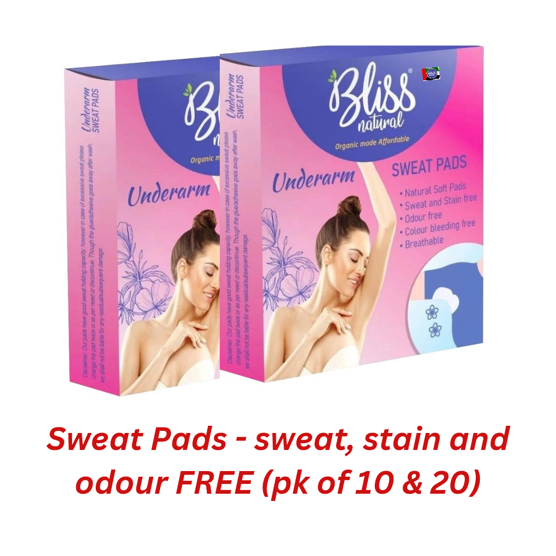 BLISS NATURAL UAE Underarm Sweat Pads For Men And Women ORGANIC